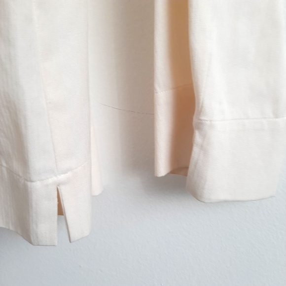 Eileen Fisher Silk Cotton Blouse Button Front 12 - Picture 4 of 8